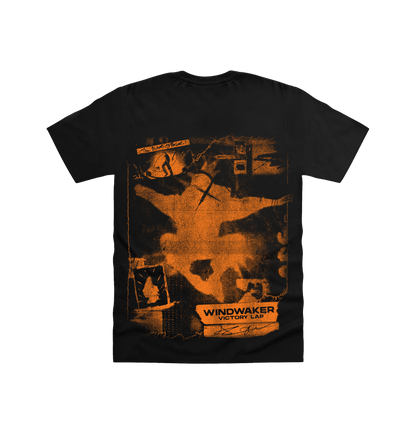 Black Printed T-shirt Back
