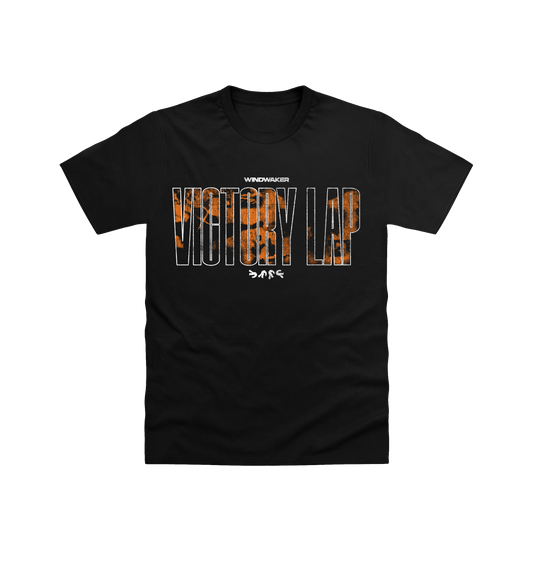 Black Printed T-shirt Front